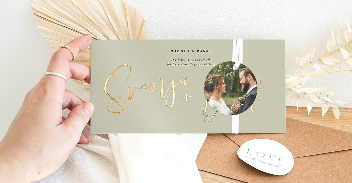 Hang Tags for Your Wedding Thank You Cards