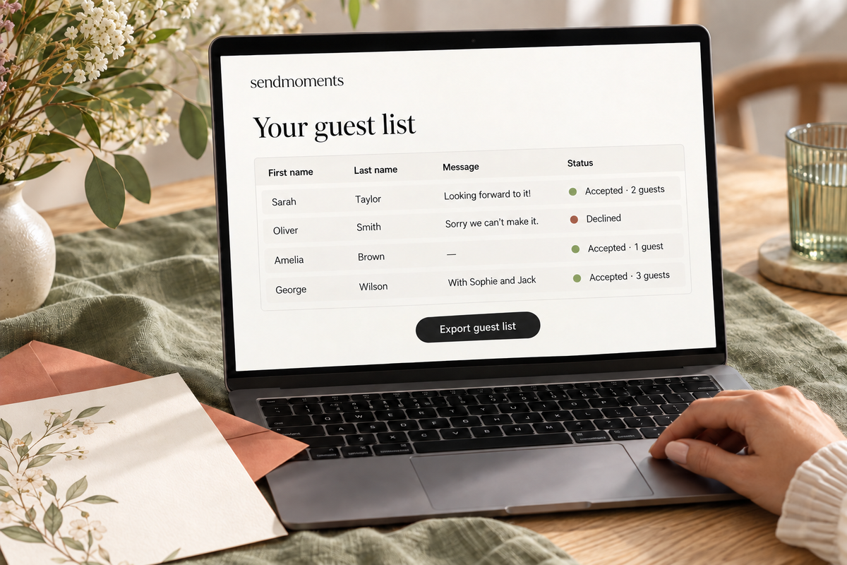 A screenshot of the acceptances and declines overview
