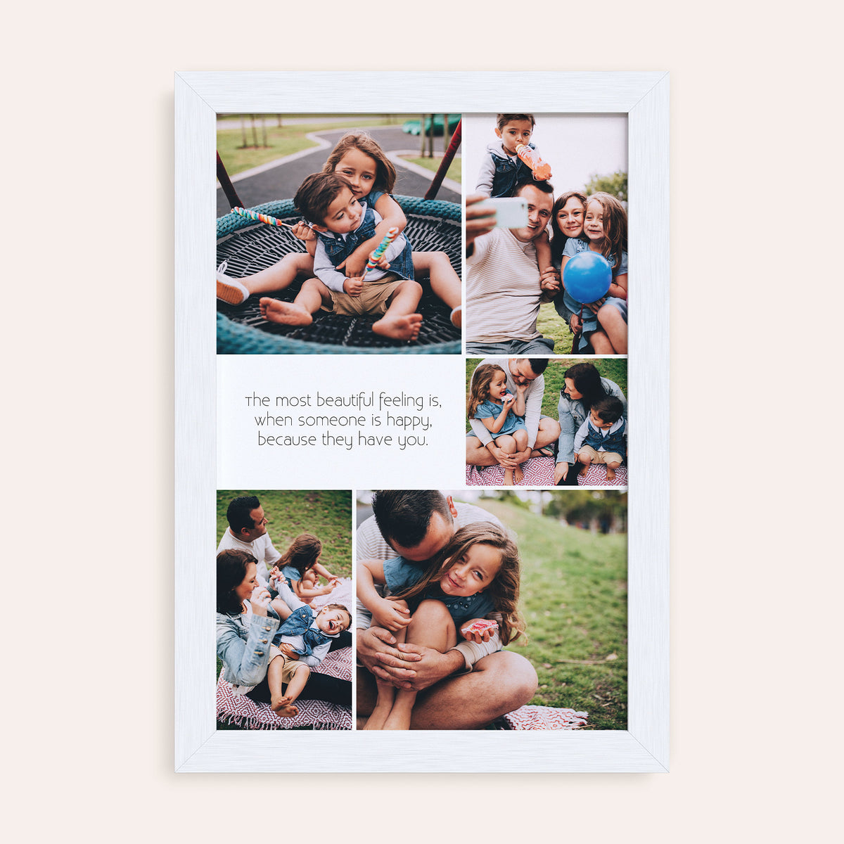 Collage with Text Portrait