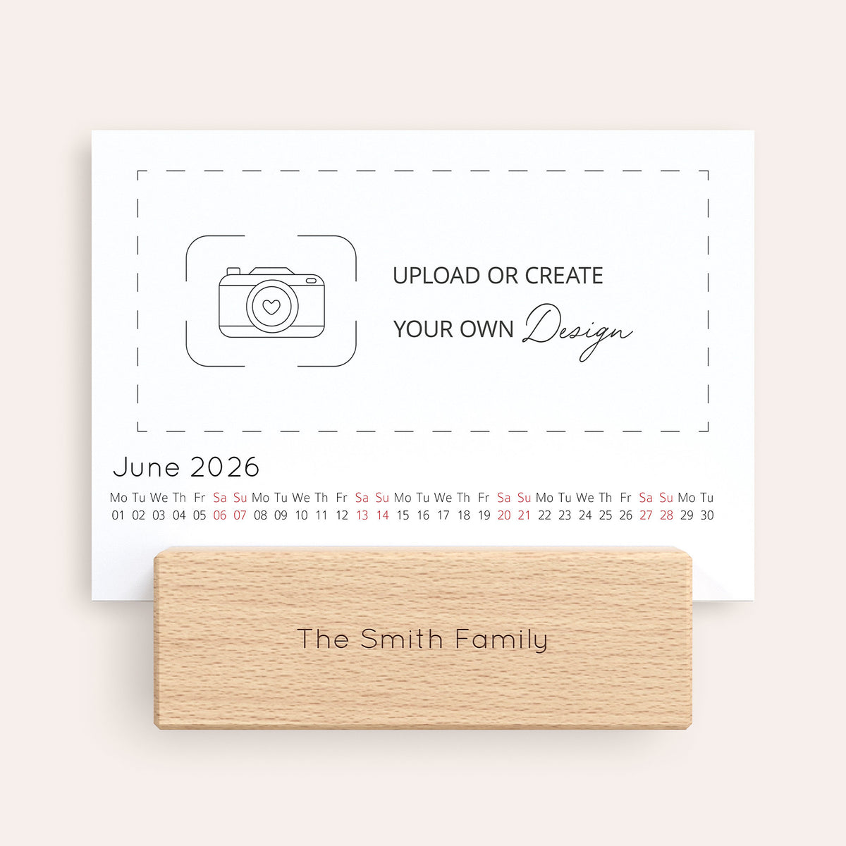 Desk Calendar "Own Design"