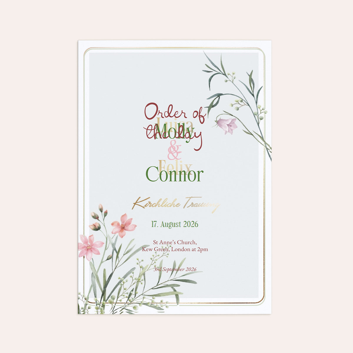 Light Floral Play