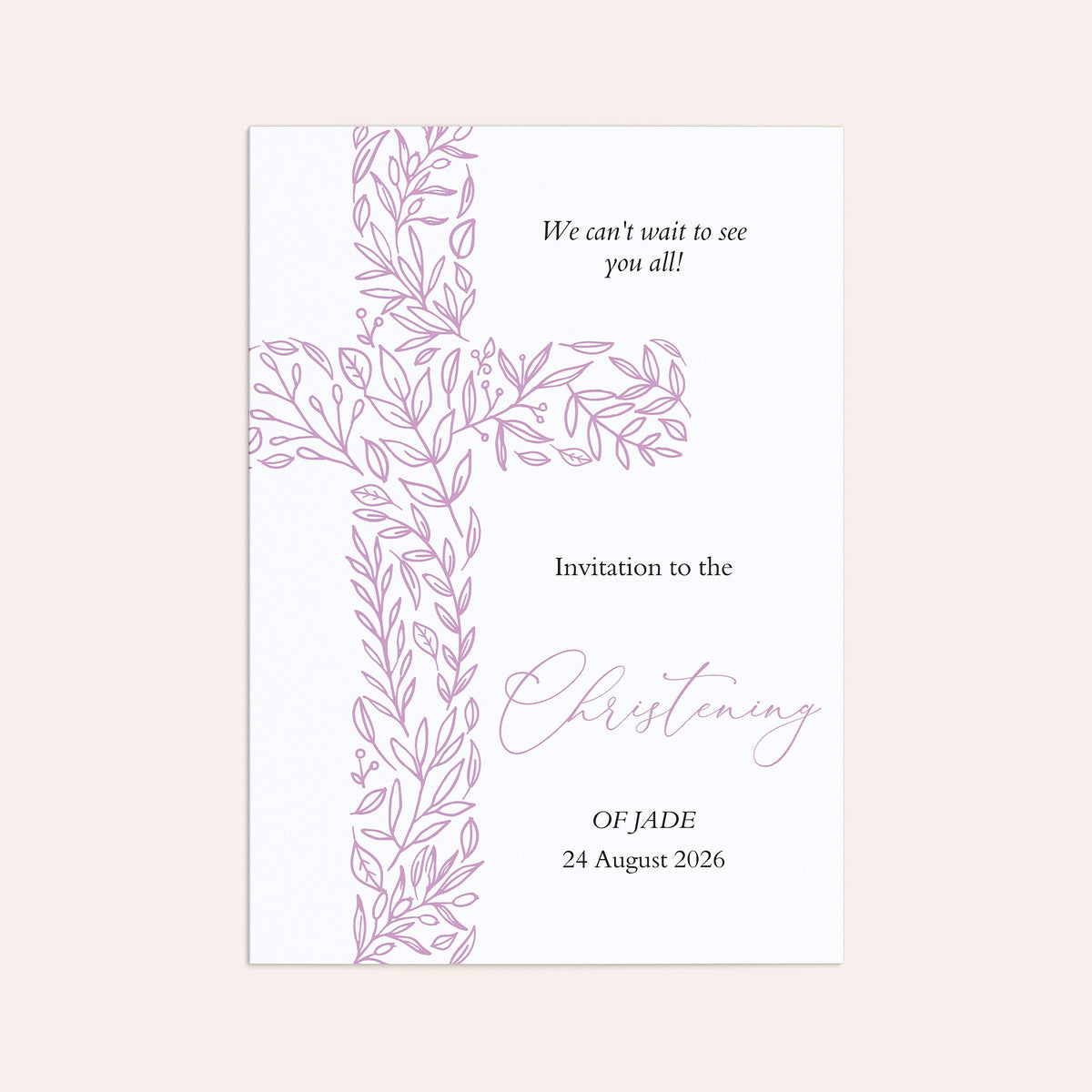 Blossom Christening