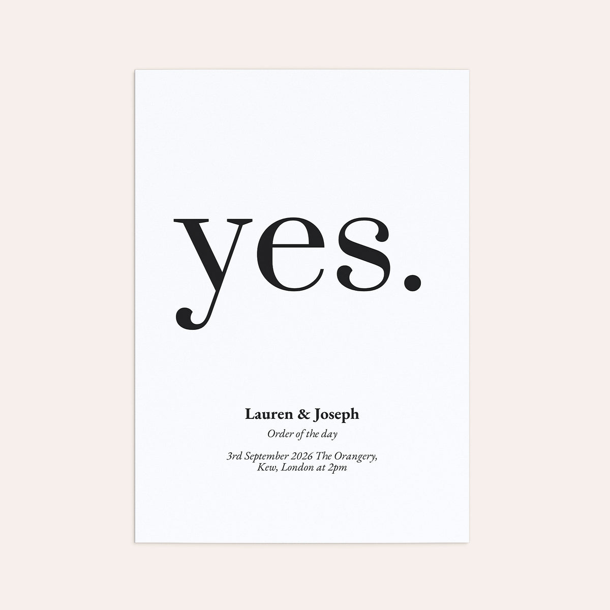 Yes, I will