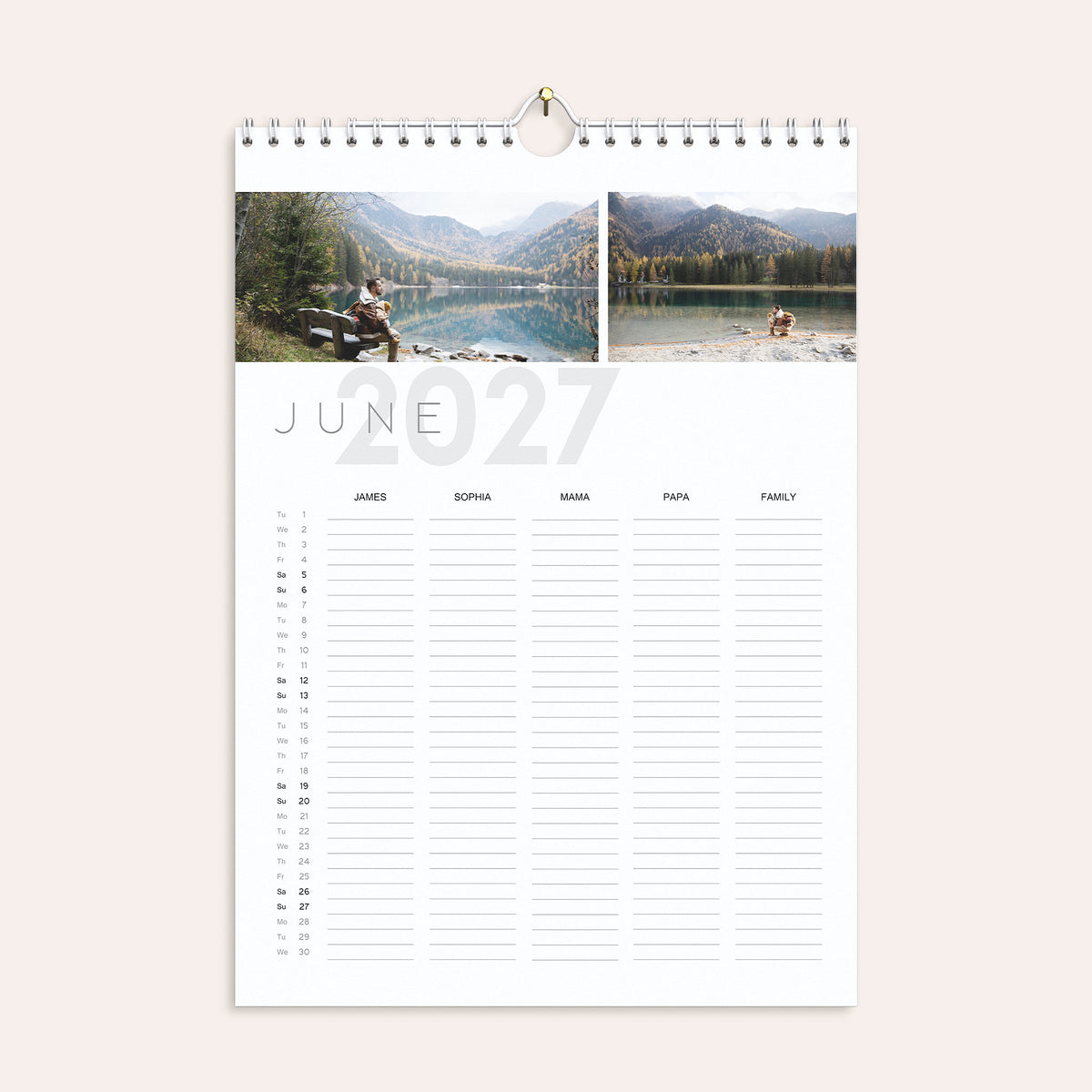 Evermore Family Calendar