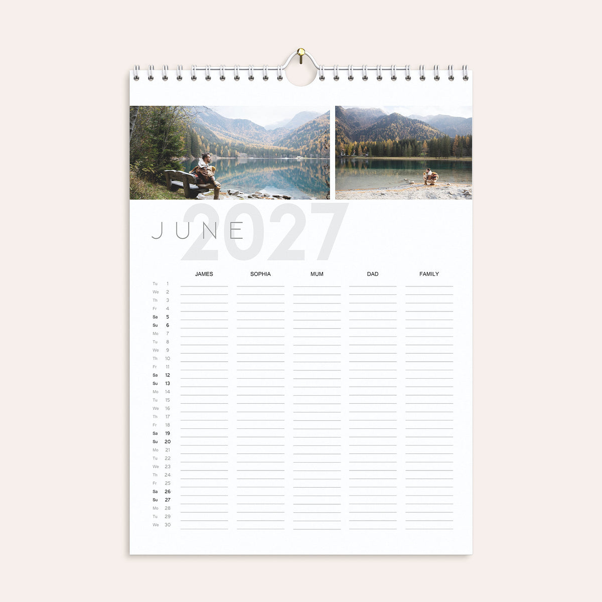 Evermore Family Calendar