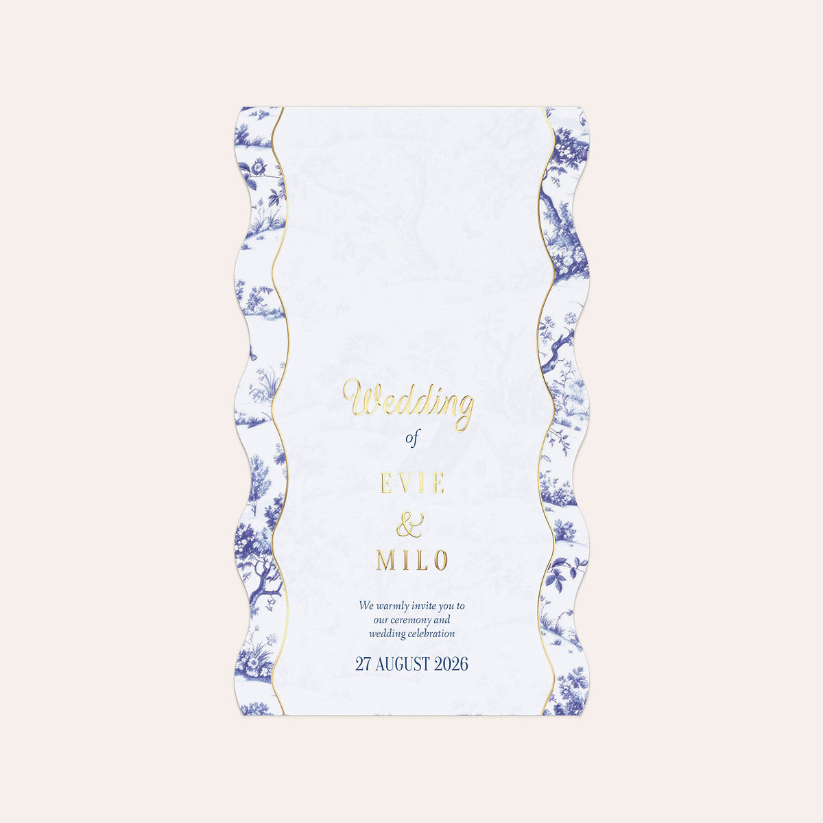 Fine Blue Toile de Jouy