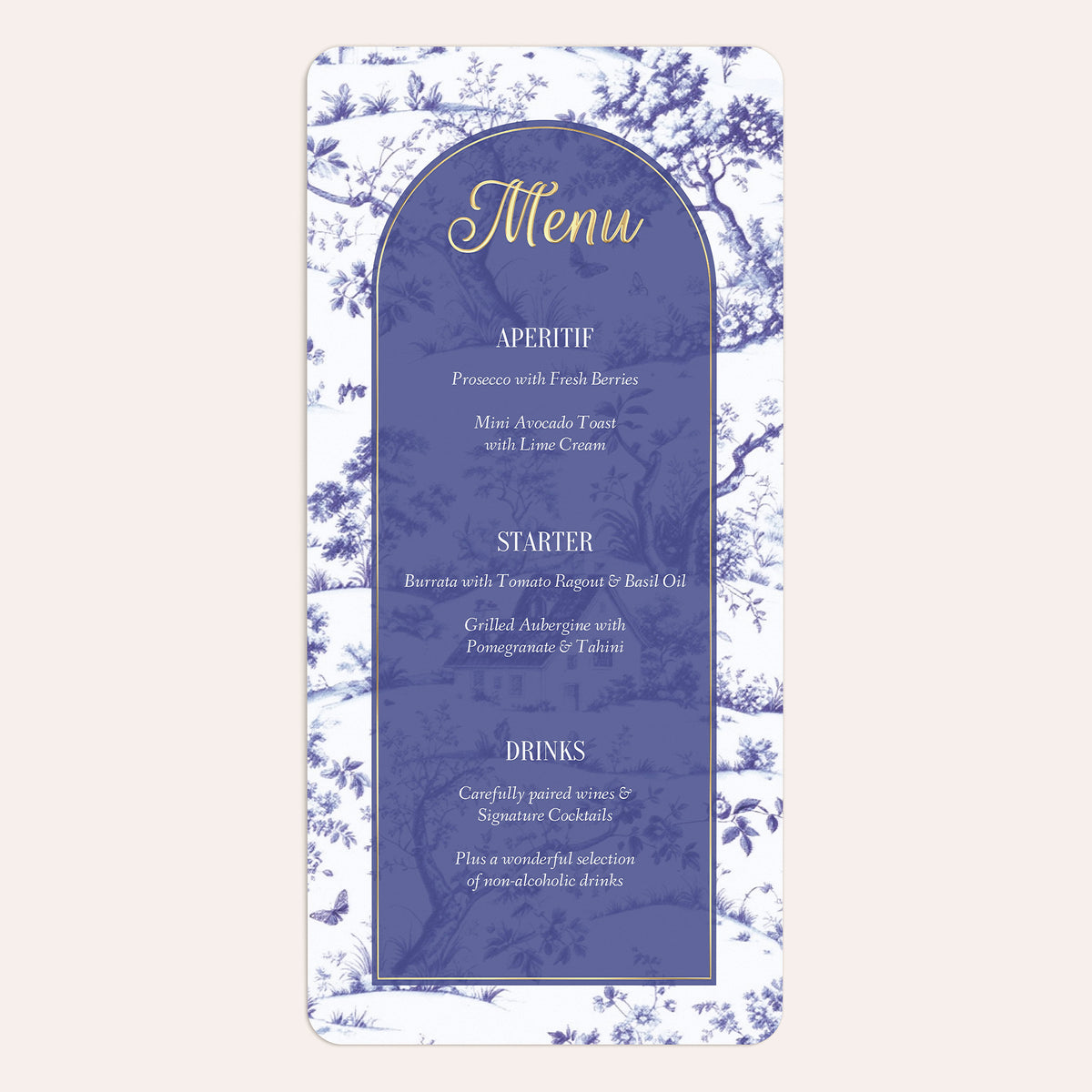 Fine Blue Toile de Jouy